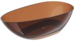 Mexen Glass cadă freestanding transparentă 170 x 85 cm, earth, dop crom - 58061708505 (58061708505)