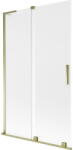 Mexen Velar L paravan de cadă extensibil cu 2 uși 110 x 150 cm, mat, auriu - 896-110-003-31-50 (896-110-003-31-50)