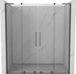 Mexen Velar L Duo uși de duș glisante 180 cm, transparent, gri armat periat - 871-180-003-02-66 (871-180-003-02-66)