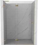 Mexen Lunar L uși de duș batante stânga 135 cm, transparent, aurii - 834L-135-000-50-00-L (834L-135-000-50-00-L)