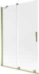 Mexen Velar paravan de duș cu 2 uși glisante 120 x 150 cm, înghețat, auriu - 896-120-000-31-50 (896-120-000-31-50)