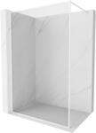 Mexen Kioto-F perete de duș Walk-in cu ramă 115 x 202 cm, transparent 8 mm, alb - 800-115-104-20-00 (800-115-104-20-00)