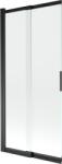 Mexen Fox paravan de duș 2-pliuri glisant 85 x 150 cm, transparent, negru - 891-085-002-70-00 (891-085-002-70-00)