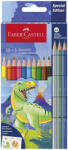 Faber-Castell Faber-Castell: Dinoszauruszos színes ceruza készlet 10+3db-os csomag (111213F) - jatekshop