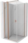 Mexen Mist T cabină de duș pivotantă 70 x 70 cm, transparent, cupru periat - 8A4T-070-070-65-00 (8A4T-070-070-65-00)