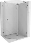Mexen Lunar cabină de duș pentagonală batantă dreapta 100 x 80 cm, transparent, gun metal - 831-100P-080L-95-00-P (831-100P-080L-95-00-P)