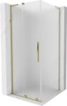 Mexen Velar L cabină de duș culisantă 90 x 90 cm, înghețat, auriu - 871-090-090-33-50 (871-090-090-33-50)
