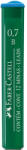 Faber-Castell Faber-Castell: Ironbetét 12db-os, 0, 7mm, B (521701)