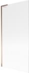 Mexen Next L paravan de baie cu un singur panou 90 x 150 cm, dungi, aur roz - 895-090-000-03-09-60 (895-090-000-03-09-60)