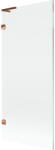 Mexen Lunar L paravan de baie cu 1 panou 80 x 150 cm, transparent, aur roz - 897L-080-000-60-00 (897L-080-000-60-00)