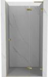 Mexen Lunar L ușă de duș batantă dreapta 80 cm, transparentă, aurie - 834L-080-000-50-00-P (834L-080-000-50-00-P)