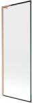 Mexen Next L paravan de baie 1-canat 70 x 150 cm, cadru negru, cupru periat - 895-070-000-03-70-65 (895-070-000-03-70-65)