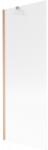 Mexen Next paravan de baie cu 1 canat 70 x 150 cm, dungi, cupru periat - 895-070-000-00-09-65 (895-070-000-00-09-65)