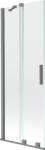Mexen Velar paravan de cadă cu 2 panouri, glisant 75 x 150 cm, transparent, gun metal - 896-075-000-01-95 (896-075-000-01-95)