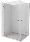 Mexen Lunar-B Duo cabină de duș cu balamale 95 x 85 cm, transparent, cupru periat - 832-095L-085P-65-00 (832-095L-085P-65-00)