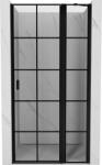 Mexen Mist ușa de duș batantă dreapta 90 cm, grilaj negru, negru - 8A4-090-000-70-77-P (8A4-090-000-70-77-P)