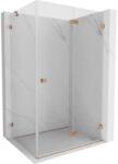 Mexen Lunar-F cabină de duș pliabilă dreapta 85 x 80 cm, transparent, cupru periat - 836-085-080-65-00-P (836-085-080-65-00-P)
