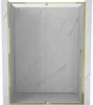 Mexen Exo uși de duș batante 160 cm, transparent, auriu - 819-160-000-50-00 (819-160-000-50-00)