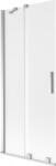 Mexen Velar paravan de duș cu 2 aripi glisante 80 x 150 cm, opac, crom - 896-080-000-31-01 (896-080-000-31-01)