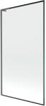 Mexen Next L paravan de baie 1-canat 100 x 150 cm, ramă neagră, gun gray periat - 895-100-000-03-70-66 (895-100-000-03-70-66)