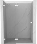 Mexen Lunar L ușă de duș batantă stânga 140 cm, transparentă, albă - 834L-140-000-20-00-L (834L-140-000-20-00-L)