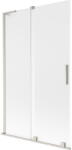 Mexen Velar L paravan pentru cadă cu 2 canaturi glisante 110 x 150 cm, înghețat, nichel periat - 896-110-003-31-97 (896-110-003-31-97)