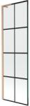 Mexen Next L paravan de baie cu 1 panou 60 x 150 cm, grilaj negru, cupru periat - 895-060-000-03-77-65 (895-060-000-03-77-65)
