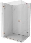 Mexen Lunar-B cabină de duș cu deschidere spre stânga 90 x 80 cm, transparent, aur roz - 832-090-080-60-00-L (832-090-080-60-00-L)
