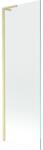 Mexen Next L paravan cadă 1-canat 60 x 150 cm, transparent, auriu periat - 895-060-000-03-00-55 (895-060-000-03-00-55)