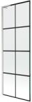 Mexen Next L paravan de baie cu 1 canat 70 x 150 cm, grilaj negru, nichel periat - 895-070-000-03-77-97 (895-070-000-03-77-97)