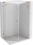 Mexen Lunar L cabină de duș pentagonală cu deschidere pe stânga 80 x 90 cm, transparent, cupru periat - 831L-080L-090P-65-00-L (831L-080L-090P-65-00-L)