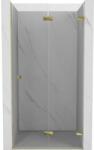 Mexen Lunar-F ușă de duș pliabilă dreapta 70 cm, transparentă, aurie - 836-070-000-50-00-P (836-070-000-50-00-P)