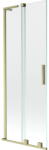 Mexen Velar L paravan de cadă cu 2 uși glisante 70 x 150 cm, transparent, auriu periat - 896-070-003-01-55 (896-070-003-01-55)