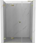 Mexen Lunar-F L ușă de duș pliabilă stânga 150 cm, transparent, aurie - 836SL-150-050-50-00-L (836SL-150-050-50-00-L)
