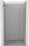 Mexen Lunar-B ușă de duș batantă stânga 60 cm, transparentă, cupru periat - 832-060-000-65-00-L (832-060-000-65-00-L)