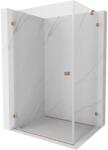 Mexen Lunar-B cabina de duș pivotantă stânga 95 x 90 cm, transparentă, cupru periat - 832-095-090-65-00-L (832-095-090-65-00-L)