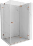 Mexen Lunar-F cabină de duș pliabilă dreapta 95 x 80 cm, transparent, cupru periat - 836-095-080-65-00-P (836-095-080-65-00-P)