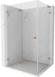 Mexen Lunar-F L cabină de duș pliabilă stânga 100 x 90 cm, transparent, cupru șlefuit - 836L-100-090-65-00-L (836L-100-090-65-00-L)