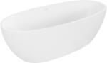 Mexen Torino cadă de baie freestanding din conglomerat 155 x 78 cm, alb mat - 57271557800 (57271557800)