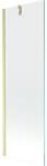 Mexen Next paravan de baie cu 1 canat 60 x 150 cm, transparent, auriu periat - 895-060-000-00-00-55 (895-060-000-00-00-55)
