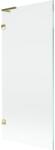 Mexen Lunar L paravan de baie cu 1 canat 80 x 150 cm, transparent, auriu - 897L-080-000-50-00 (897L-080-000-50-00)