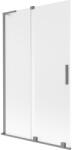 Mexen Velar L paravan de cadă cu 2 uși glisante 110 x 150 cm, mat, metal pistol - 896-110-003-31-95 (896-110-003-31-95)