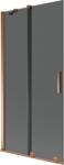 Mexen Velar paravan cadă 2-pliuri glisante 95 x 150 cm, grafit, aur roz - 896-095-000-41-60 (896-095-000-41-60)