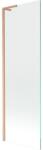 Mexen Next L paravan de cadă 1-panou 60 x 150 cm, transparent, cupru periat - 895-060-000-03-00-65 (895-060-000-03-00-65)