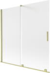 Mexen Velar paravan de duș cu 2 aripi glisante 160 x 150 cm, satinat, auriu periat - 896-160-000-31-55 (896-160-000-31-55)