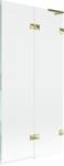 Mexen Lunar L paravan cadă cu 2 uși, dreapta 90 x 150 cm, transparent, auriu - 897L-090-100-50-00-P (897L-090-100-50-00-P)