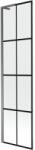 Mexen Next L paravan cadă de baie cu 1 panou, 50 x 150 cm, grilaj negru, metal armat - 895-050-000-03-77-95 (895-050-000-03-77-95)