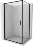 Mexen Exo cabină de duș pivotantă 70 x 95 cm, transparentă, neagră - 817-070-095-70-00 (817-070-095-70-00)