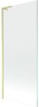 Mexen Next L paravan de cadă 1-canat 80 x 150 cm, transparent, auriu periat - 895-080-000-03-00-55 (895-080-000-03-00-55)