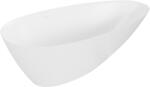 Mexen Milano cadă de sine stătătoare din conglomerat 150 x 82 cm, alb mat - 57301508500 (57301508500)
